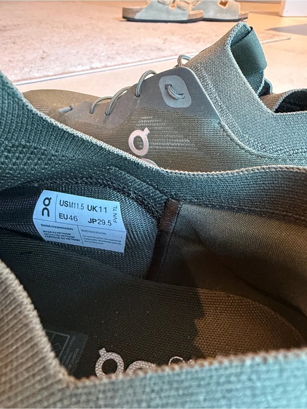 Loewe x On Cloud CloudTt Men’s Olive Green Sneakers